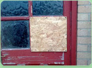 boarded up South Shields